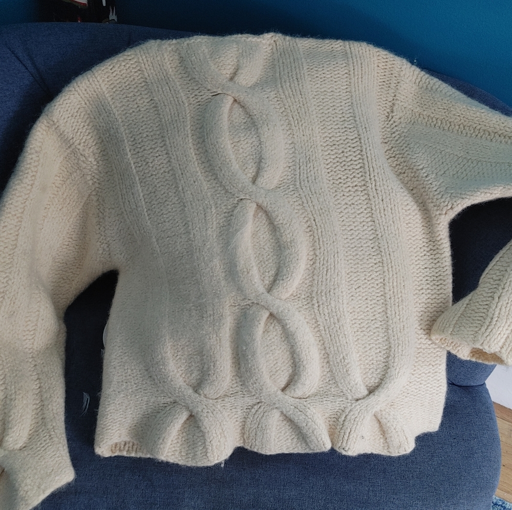 Sean John Wool Knit Sweat Shirt